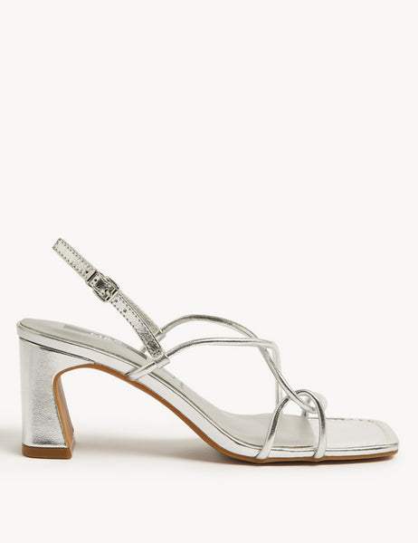 Leather Strappy Statement Sandals Marks Spencer Bermuda