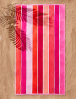 Pure Cotton Sand Resistant Striped Beach Towel