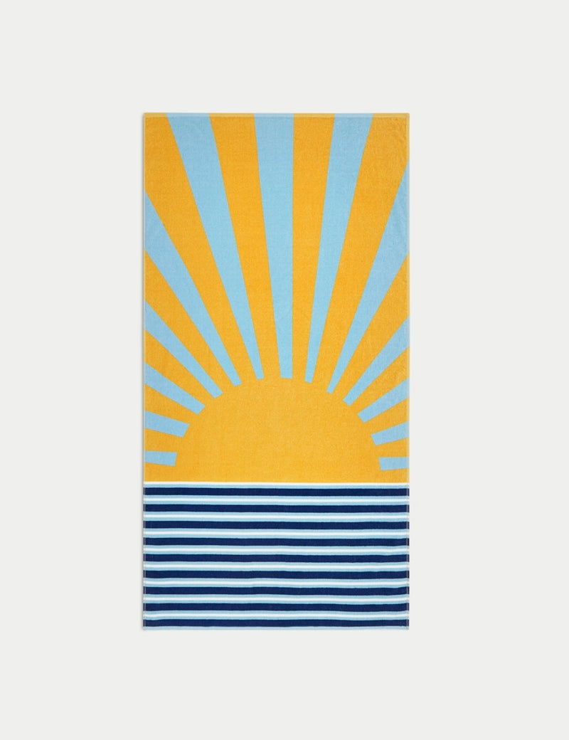 Pure Cotton Printed Beach Towel