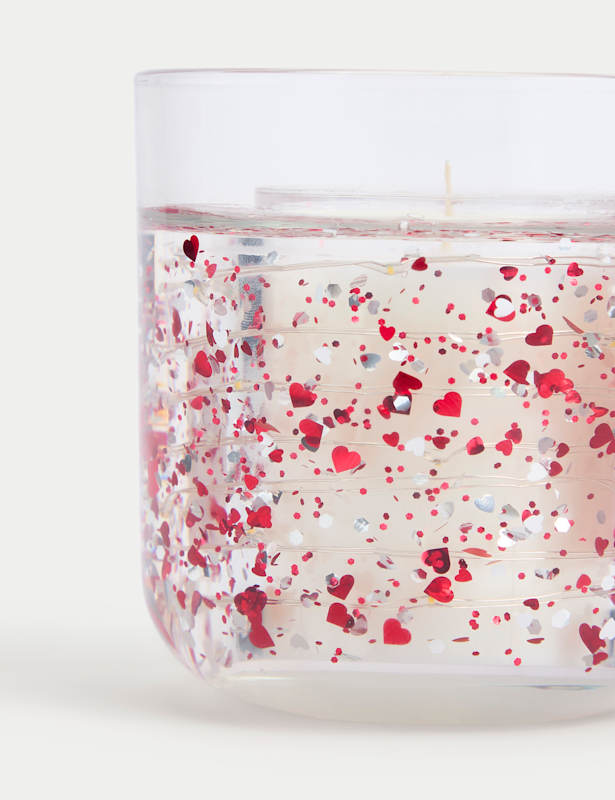 Yuzu & Pomegranate Heart Light Up Candle