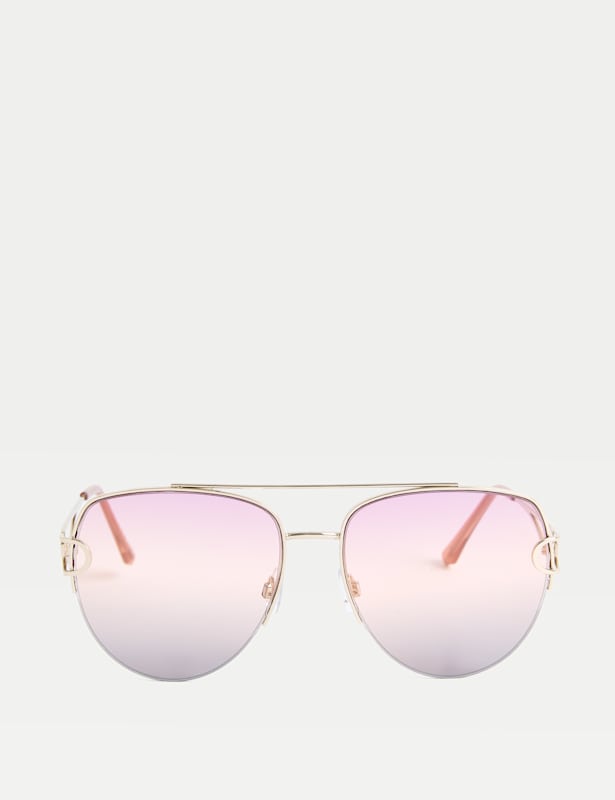 Ombre Aviator Sunglasses