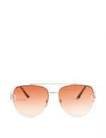 Ombre Aviator Sunglasses