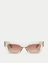 Angular Cat Eye Sunglasses