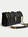 Quilted Chain Strap Cross Body Shoulder Bag