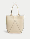 Faux Leather Shopper