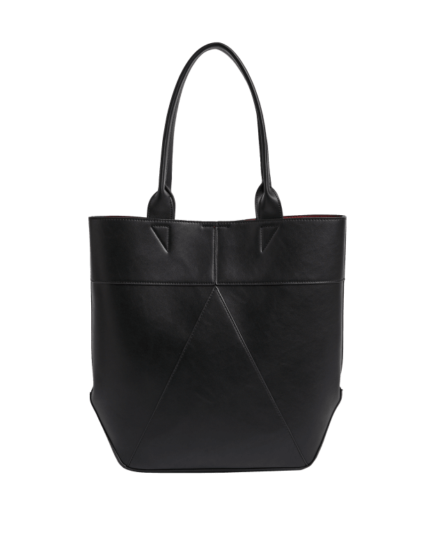 Faux Leather Shopper