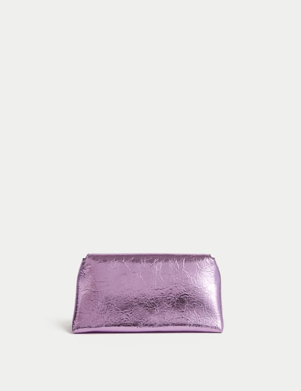 Metallic Clutch Bag