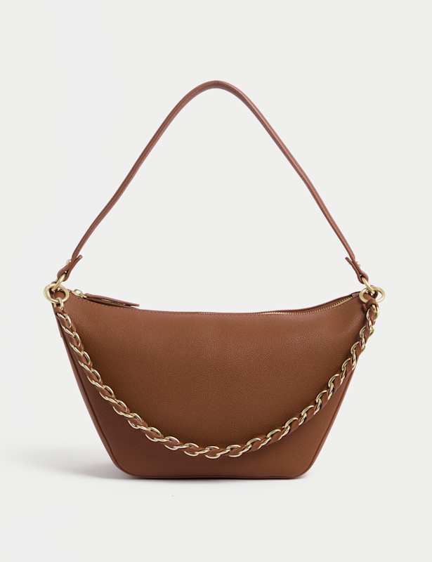Chain Detail Shoulder Bag