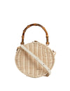 Rattan Top Handle Grab Bag