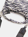 Nylon Animal Print Crossbody Bag