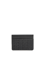 Leather Woven Cardholder