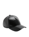 Faux Leather Baseball Cap