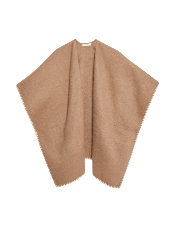 Brushed Whipstitch Poncho