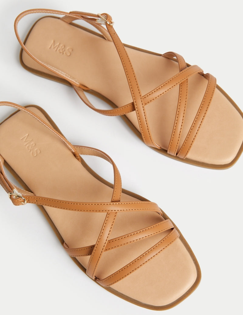 Strappy Flat Sandals