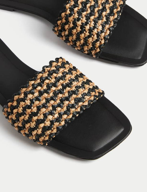 Raffia Mule