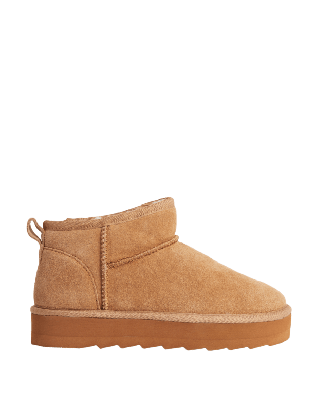 Suede Flatform Boots