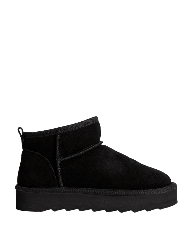 Suede Flatform Boots