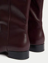 Chisel Toe Knee High Boots