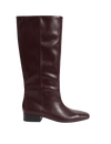 Chisel Toe Knee High Boots