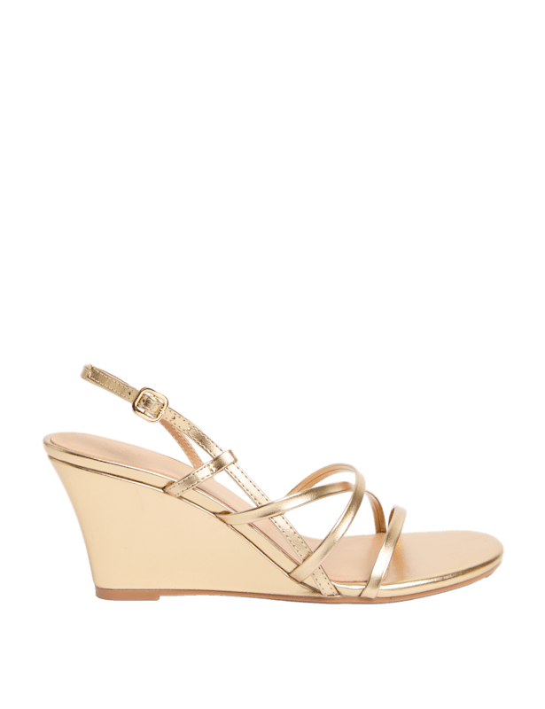 Buckle Wedge Sandals