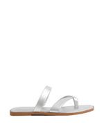 Toe Loop Strappy Flat Mules