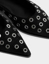 Studded Flat Pointed Shoes