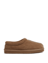 Suede Faux Fur Lined Mule Clog Slippers