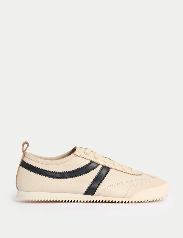 Leather Stripe Trainers