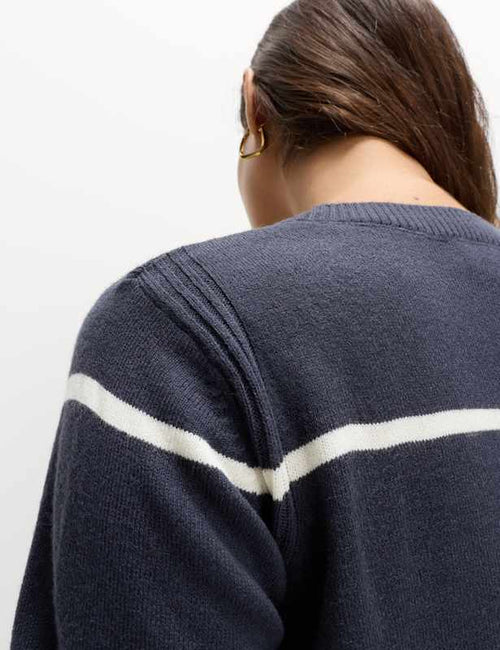 Supersoft Striped Crew Neck Jumper