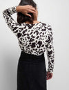 Supersoft Animal Print Crew Neck Jumper