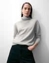 Pure Cashmere Roll Neck Jumper