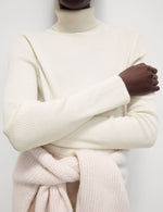 Ribbed Roll Neck Jumper