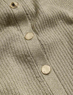 Metallic Crew Neck Slim Fit Cardigan