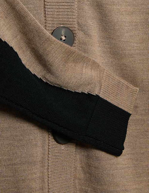 Pure Merino Wool V-Neck Cardigan