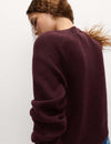 Air-Yarn Crew Neck Button Front Cropped Cardigan