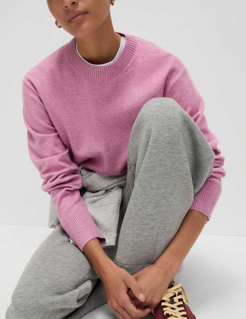 Air-Yarn Crew Neck Jumper