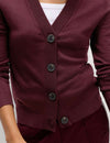 Pure Merino V-Neck Button Front Cardigan