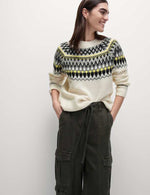 Fair Isle Crew Neck Relaxed Jumper