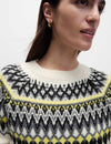 Fair Isle Crew Neck Relaxed Jumper