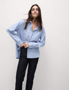 Pure Cotton Collared Oversized Shirt