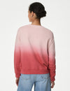 Pure Cotton Ombre Slub Sweatshirt