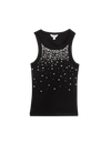 Cotton Rich Embellished Crew Neck Vest Top