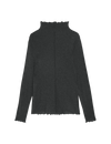 Lyocell Blend Funnel Neck Top