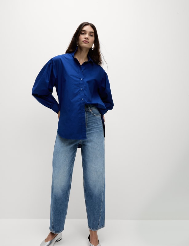 Pure Cotton Oversized Shirt