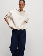Cotton Rich Bubble Hem Hoodie