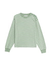 Cotton Rich Striped Crew Neck Sweatshirt