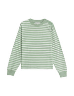 Cotton Rich Striped Crew Neck Sweatshirt