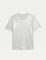 Pure Cotton Metallic Fitted T-Shirt