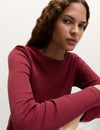 Cotton Rich Ribbed Top