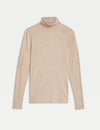 Brushed Funnel Neck Slim Fit Top